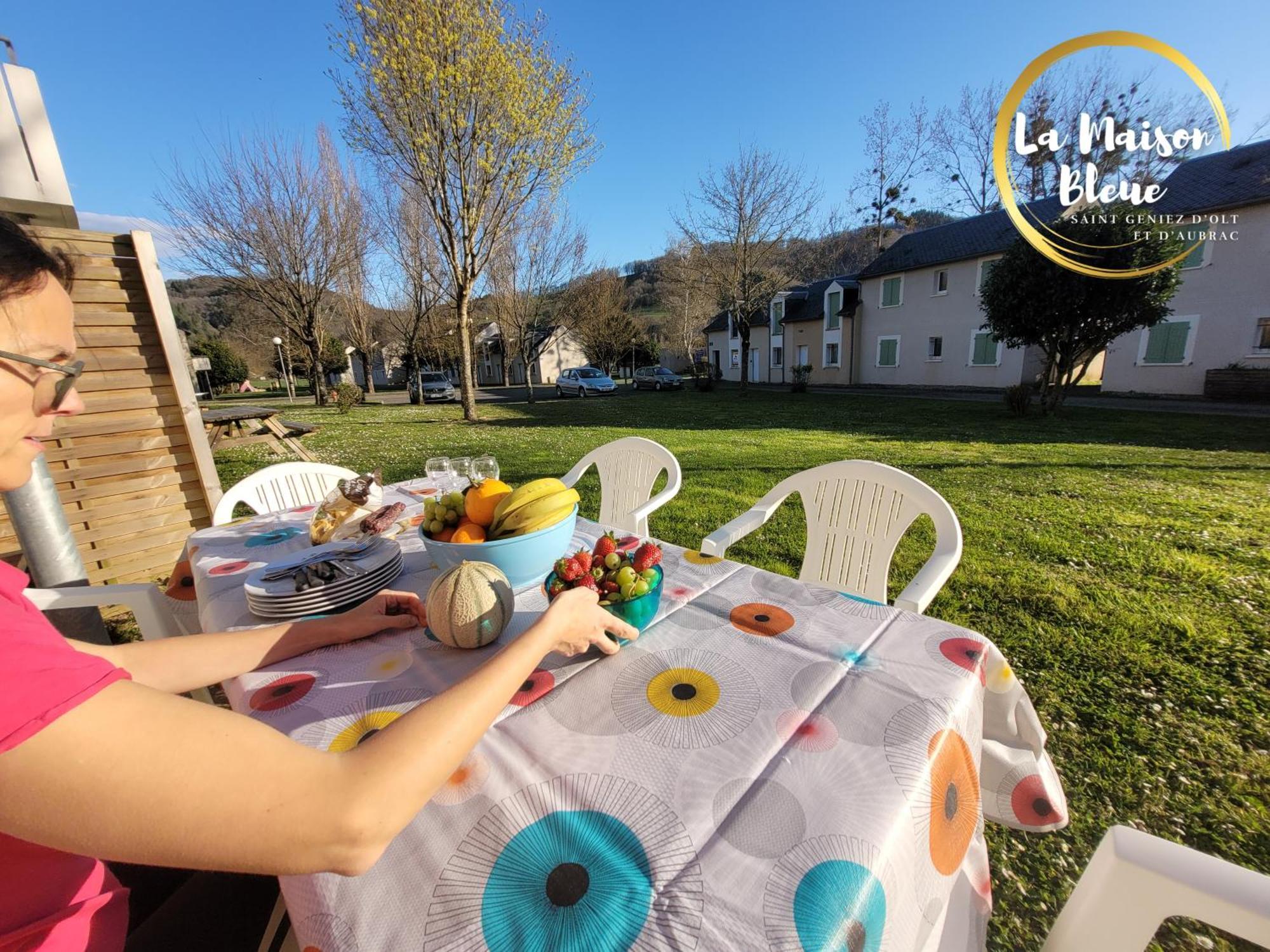 La Maison Bleue, Village Vacances, Piscine, Parking Saint-Geniez-d'Olt Exterior foto