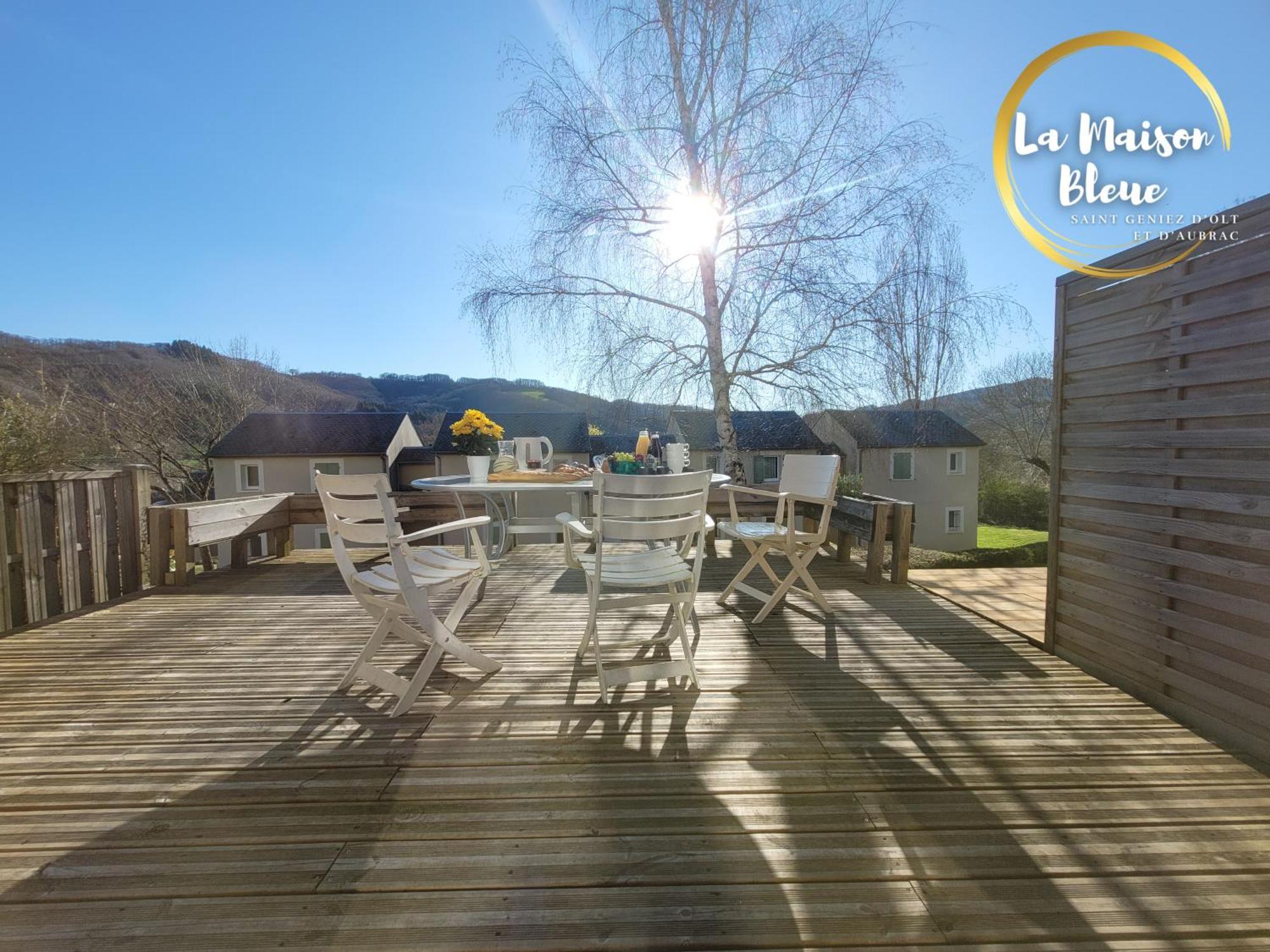 La Maison Bleue, Village Vacances, Piscine, Parking Saint-Geniez-d'Olt Exterior foto